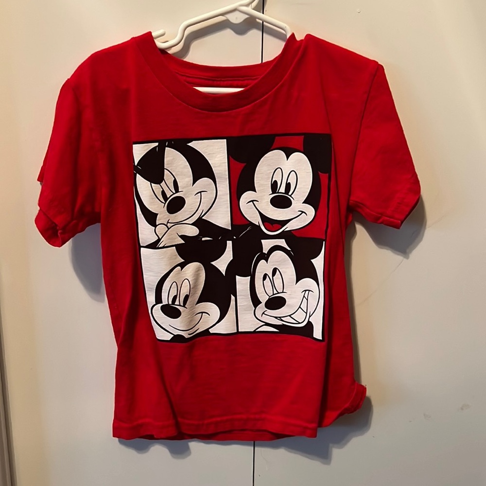 Disney Junior Mickey Mouse tee, red, only worn a couple times, 5T